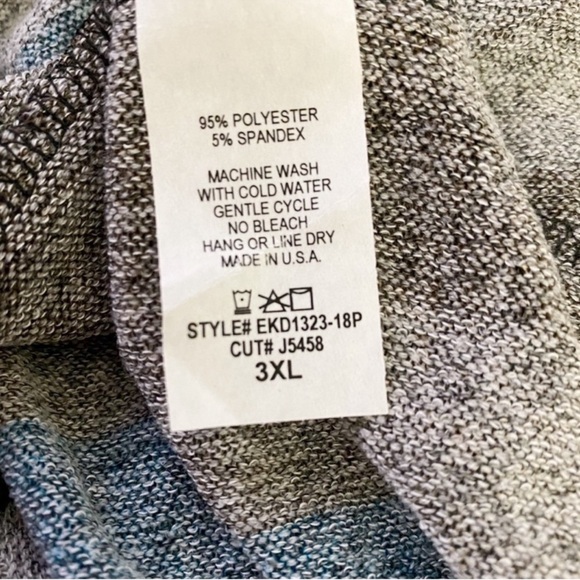 Egs California NWOT Sleeveless Striped Knit Empire Waist Maxi Dress w/Pockets - Picture 9 of 10